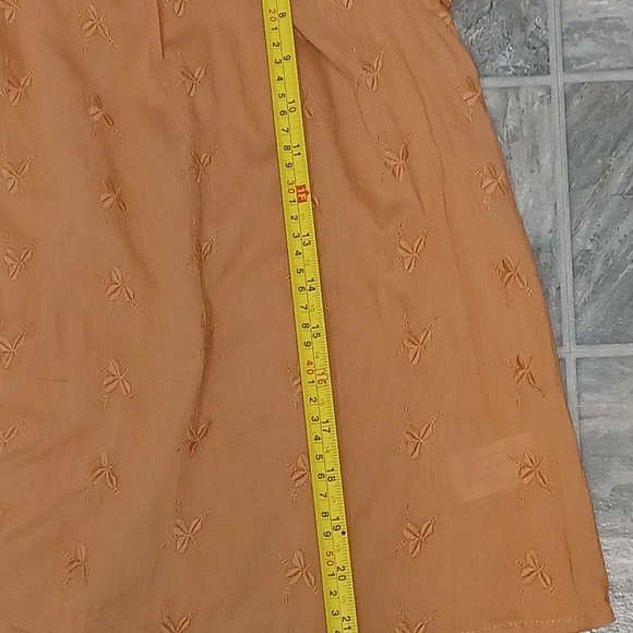 UNIVERSAL THREAD. Peach Ruffle Sleeve Blouse - Picture 8 of 9